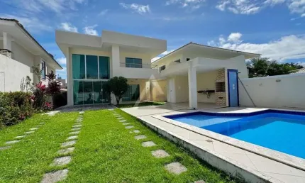 Casa em condomínio para venda em lauro de freitas, vilas do atlântico, 5 dormitórios, 4 suítes, 5 banheiros, 4 vagas