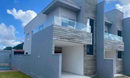 Casa de Condomínio à Venda c/ 2 quartos, 3 banheiros, 1 vaga e 102m² em Emaús-RN