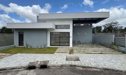Casa nova c/ 3 quartos p/ venda no Cond. Nova York em Cajupiranga, Parnamirim/RN