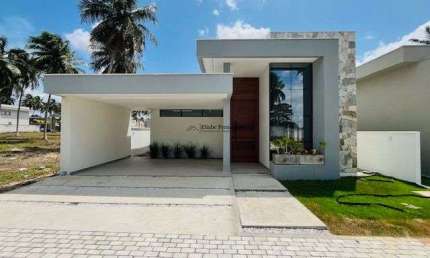 Belíssima casa c/ 03 suítes p/ venda no Cajupiranga Cond. Clube em Parnamirim/RN