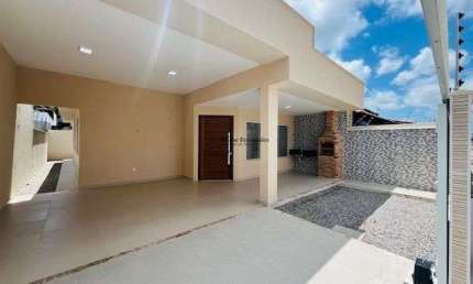 Excelente casa nova de 03 quartos à venda em Emaús, Parnamirim/RN