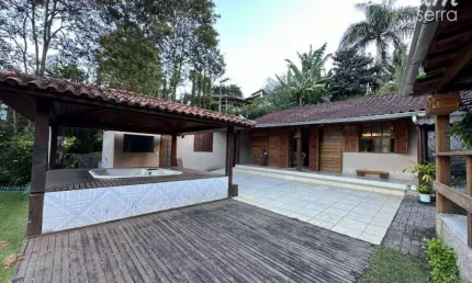 Casa com 4 dormitórios à venda, 150 m² por r$ 460.000,00 - vargem grande - teresópolis/rj