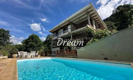 Casa com 6 dormitórios à venda, 273 m² por R$ 1.380.000,00 - Parque do Imbui - Teresópolis/RJ
