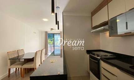 Apartamento com 1 quarto à venda na Rua Hildegardo de Noronha, Alto, Teresópolis, 43 m2 por R$ 395.000