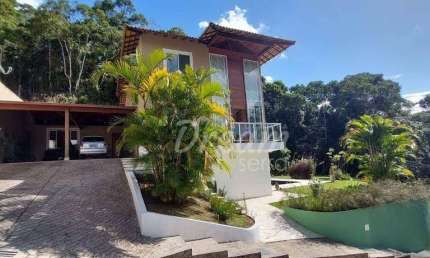 Linda casa em condomínio com 3 suítes, e lazer privativo à venda, 137 m² por R$ 1.450.000 - Bom Retiro - Teresópolis/RJ