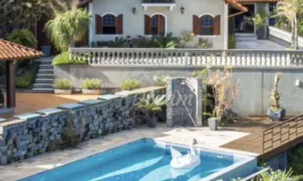 Magnifica casa em condomínio de luxo com 6 dormitório, (4 suítes) 435 m² a venda por R$ 3.900.000 - Albuquerque - Teresópolis/RJ