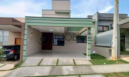 Casa com 3 dormitórios sendo 1 suíte no condomínio Jardins do Império em Indaiatuba/SP