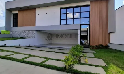 Casa com 3 suítes no condomínio gran reserve na cidade de indaiatuba.