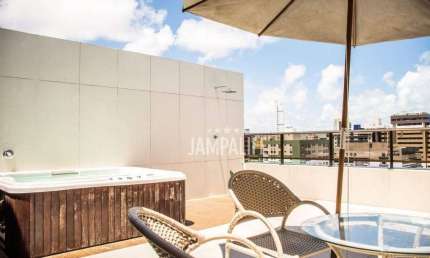 Cobertura com 2 dormitórios à venda, 95 m² por R$ 1.250.000,00 - Tambaú - João Pessoa/PB