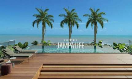 Apartamento com 2 quartos á beira mar de Cabo Branco