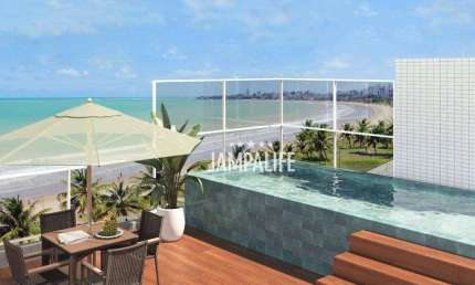 Flat com 1 quarto à venda na Avenida Oceano Atlântico, Intermares, Cabedelo