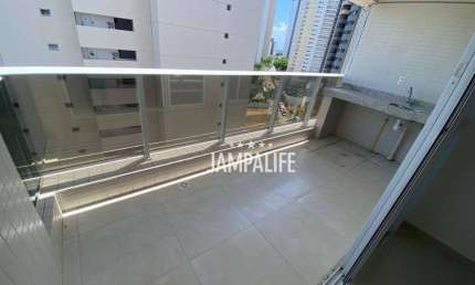 Apartamento com 3 dormitórios à venda, 72 m² por R$ 640.000,00 - Altiplano Cabo Branco - João Pessoa/PB