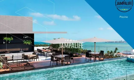 Flat com 1 dormitório à venda, 32 m² por R$ 590.000,00 - Jardim Oceania - João Pessoa/PB