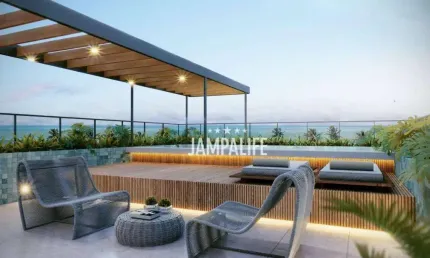 Flat com 1 dormitório à venda, 21 m² por R$ 260.000,00 - Intermares - Cabedelo/PB