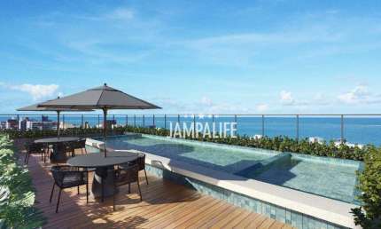 Apartamento com 2 dormitórios à venda, 60 m² por R$ 397.000,00 - Camboinha - Cabedelo/PB