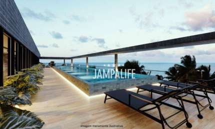 Flat com 1 dormitório à venda, 20 m² por R$ 320.000,00 - Intermares - Cabedelo/PB