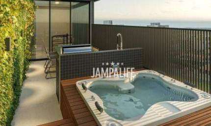 Cobertura com 1 dormitório à venda, 54 m² por R$ 470.000,00 - Intermares - Cabedelo/PB