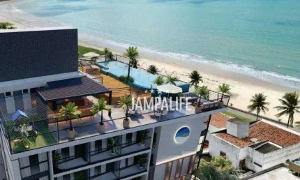 Flat com 1 dormitório à venda, 24 m² por R$ 362.000,00 - Manaíra - João Pessoa/PB