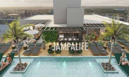 Flat com 1 dormitório à venda, 25 m² por R$ 290.000,00 - Intermares - Cabedelo/PB