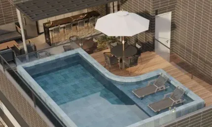 Apartamento com 2 dormitórios à venda, 46 m² por R$ 365.000,00 - Intermares - Cabedelo/PB