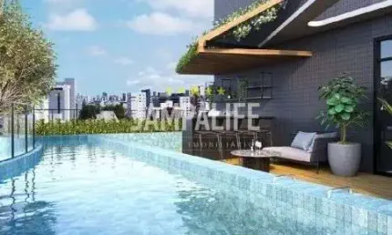 Apartamento com 1 dormitório à venda, 46 m² por r$ 355.000,00 - jardim oceania - joão pessoa/pb
