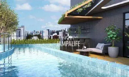 Apartamento com 1 dormitório à venda, 46 m² por R$ 355.000,00 - Jardim Oceania - João Pessoa/PB