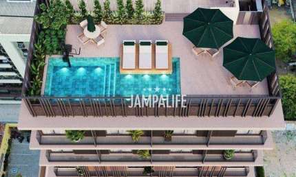 Flat com 1 dormitório à venda, 26 m² por R$ 422.000,00 - Tambaú - João Pessoa/PB