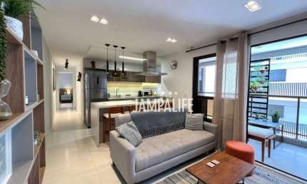 Lindo apartamento com Porteira Fechada em Intermares