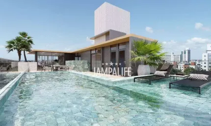 Apartamento com 2 dormitórios à venda, 56 m² por R$ 413.000,00 - Bancários - João Pessoa/PB