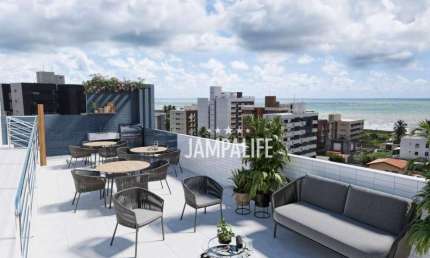 Flat com 1 dormitório à venda, 23 m² por R$ 225.000,00 - Intermares - Cabedelo/PB