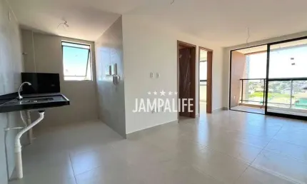 Apartamento com 1 dormitório à venda, 38 m² por R$ 342.000,00 - Praia Formosa - Cabedelo/PB