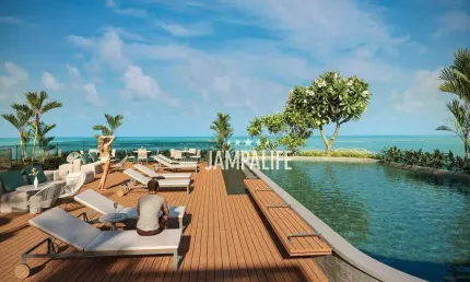 Flat com 1 dormitório à venda, 40 m² por R$ 589.000,00 - Ponta de Campina - Cabedelo/PB