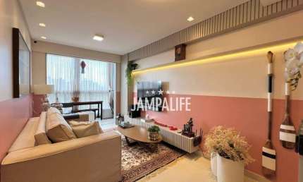 Apartamento com 2 dormitórios à venda, 61 m² por R$ 615.000,00 - Intermares - Cabedelo/PB
