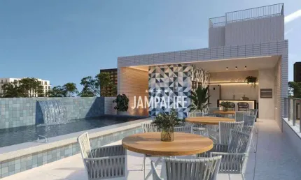 Apartamento com 2 dormitórios à venda, 47 m² por R$ 325.000,00 - Praia do Poço - Cabedelo/PB