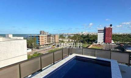 Apartamento com 1 dormitório à venda, 38 m² por R$ 310.000 - Intermares - Cabedelo/PB