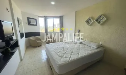 Flat com 1 dormitório à venda, 27 m² por r$ 245.000,00 - intermares - cabedelo/pb