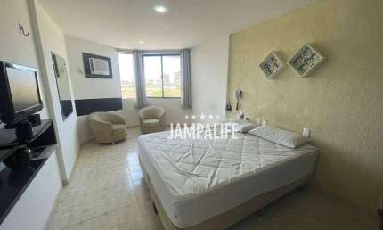 Flat com 1 dormitório à venda, 27 m² por R$ 245.000,00 - Intermares - Cabedelo/PB
