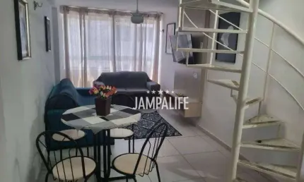 Cobertura com 1 dormitório à venda, 75 m² por R$ 895.000,00 - Tambaú - João Pessoa/PB