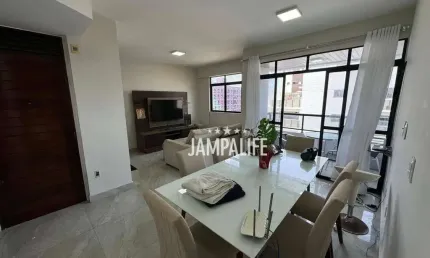 Apartamento com 3 dormitórios à venda, 125 m² por R$ 650.000,00 - Ponta de Campina - Cabedelo/PB