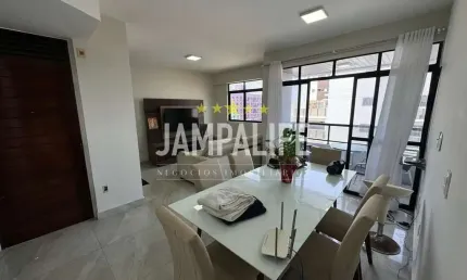 Apartamento com 3 dormitórios à venda, 125 m² por r$ 650.000,00 - ponta de campina - cabedelo/pb
