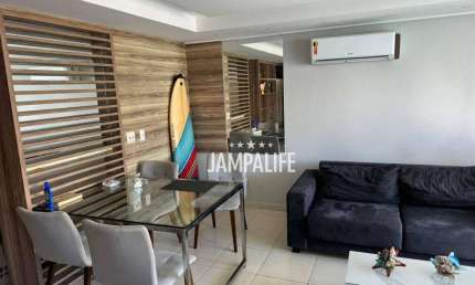 Apartamento com 1 dormitório à venda, 60 m² por R$ 480.000,00 - Manaíra - João Pessoa/PB