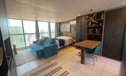 Flat com 1 dormitório à venda, 38 m² por R$ 410.000,00 - Ponta de Campina - Cabedelo/PB
