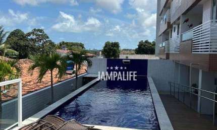Apartamento com 3 dormitórios à venda, 77 m² por R$ 550.000,00 - Altiplano Cabo Branco - João Pessoa/PB