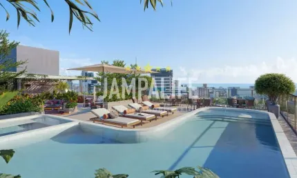 Flat com 1 dormitório à venda, 25 m² por R$ 426.000,00 - Tambaú - João Pessoa/PB