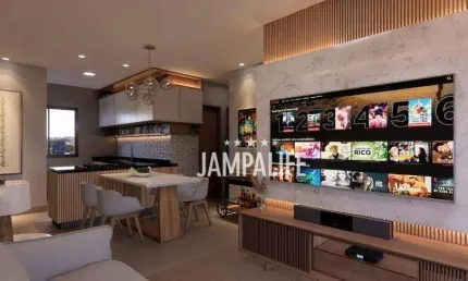 Apartamento Garden com 2 dormitórios à venda, 61 m² por R$ 369.000,00 - Bessa - João Pessoa/PB