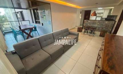 Apartamento com 3 dormitórios à venda, 116 m² por R$ 1.200.000,00 - Intermares - Cabedelo/PB