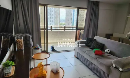 Apartamento com 3 dormitórios à venda, 90 m² por R$ 950.000,00 - Altiplano Cabo Branco - João Pessoa/PB