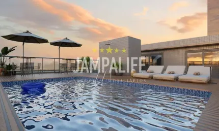Flat com 1 dormitório à venda, 23 m² por R$ 219.000,00 - Intermares - Cabedelo/PB