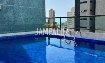 Flat com 1 dormitório à venda, 31 m² por R$ 360.000 - Tambaú - João Pessoa/PB