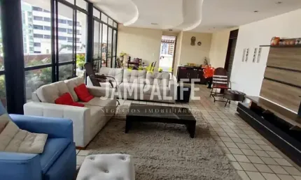 Cobertura com 4 dormitórios à venda, 347 m² por R$ 1.600.000,00 - Manaíra - João Pessoa/PB